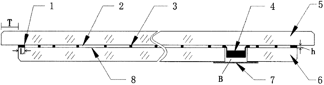 Tempered/semi-tempered vacuum glass and method for manufacturing same