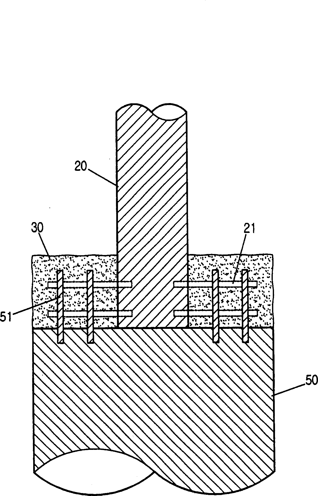 Wave-proof dyke structural object adopting pile foundation
