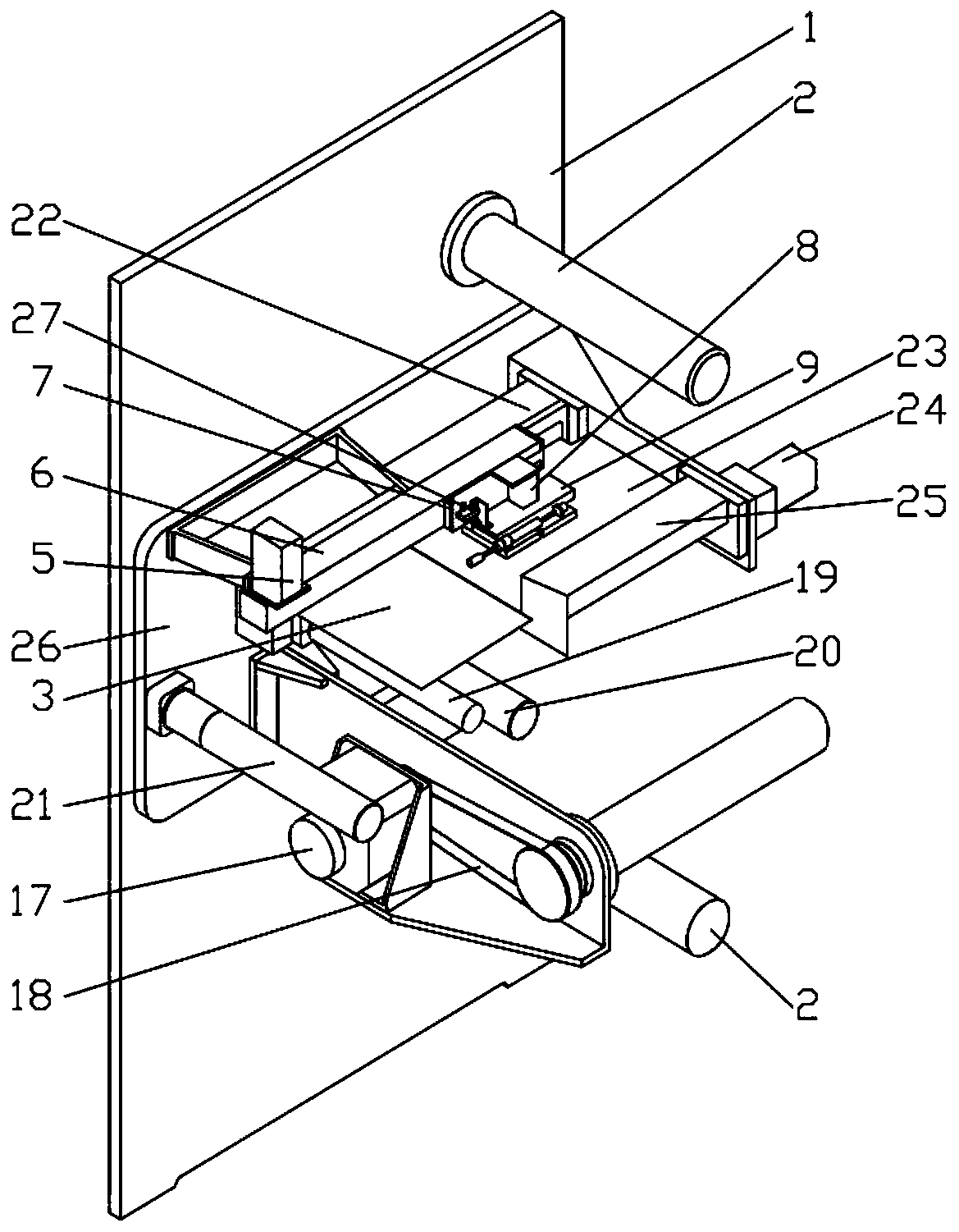 Product handling and steering equipment for a die-cutting machine