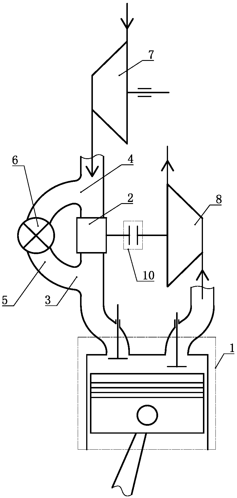 Engine with working condition capable of switching miller cycle logic