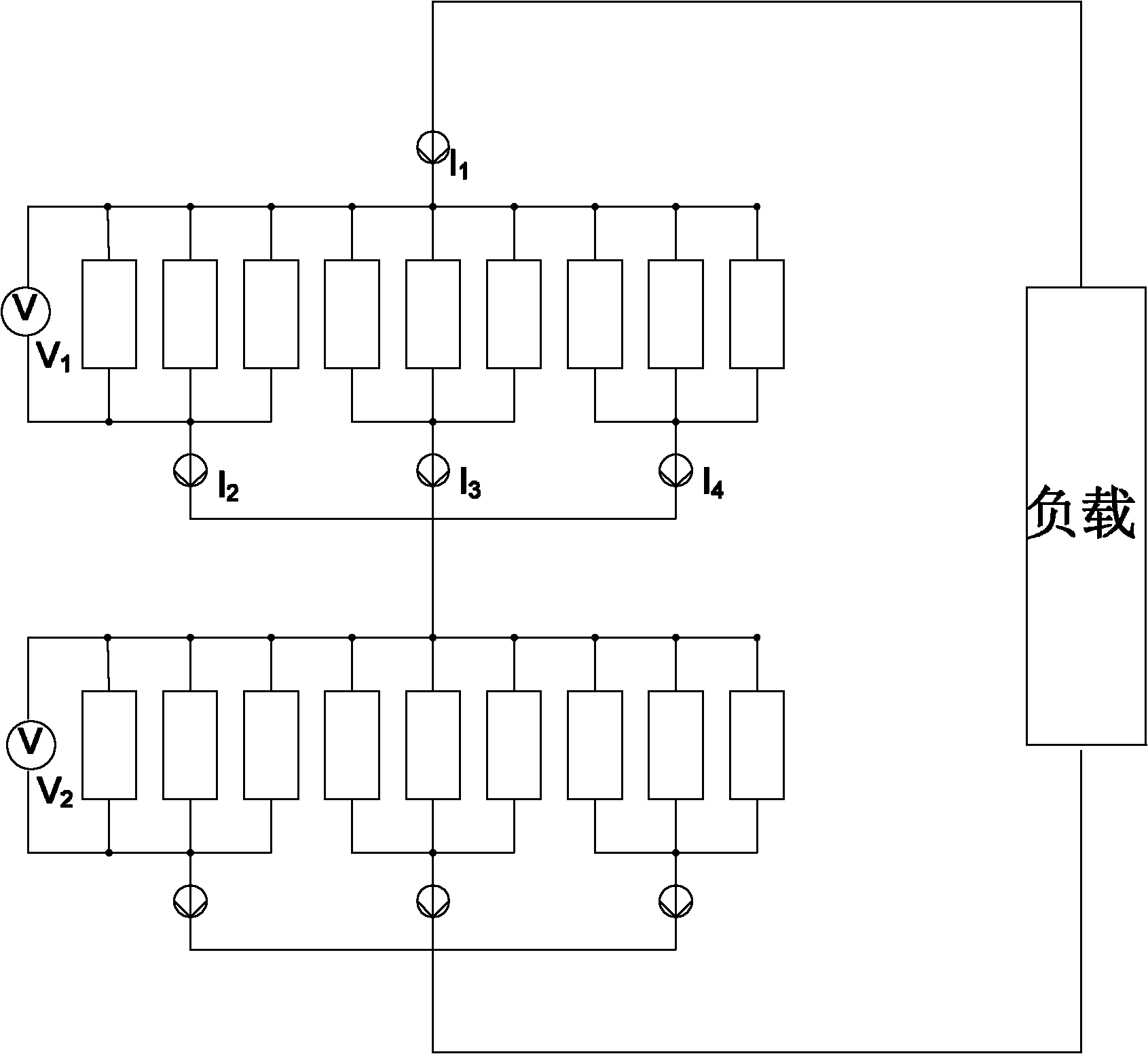 Fault diagnosis method of large-sized photovoltaic array
