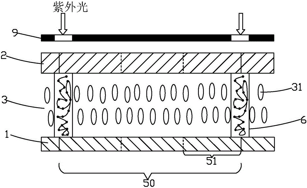 Curved-surface liquid crystal display panel and production method thereof