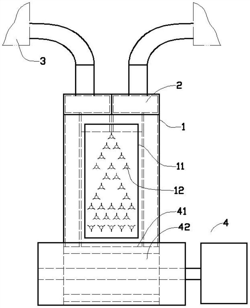 Double material gradient injection molding device