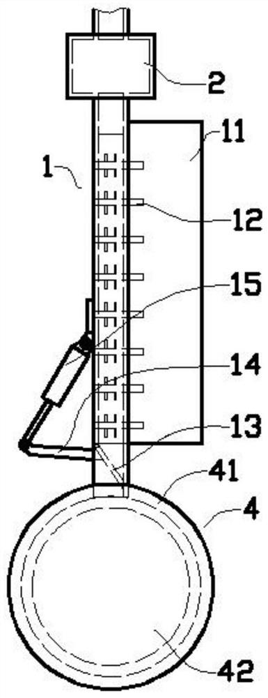 Double material gradient injection molding device