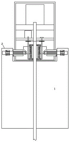 A water conservancy gate device capable of automatic locking and reset