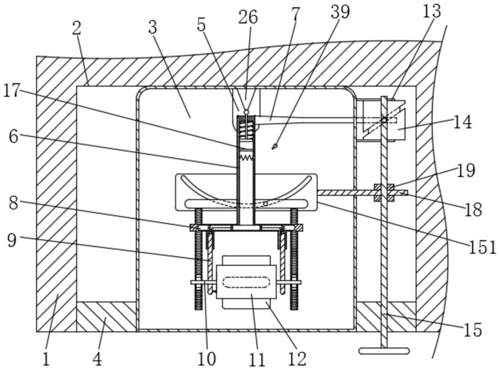 Turnover type LED intelligent down lamp for illumination