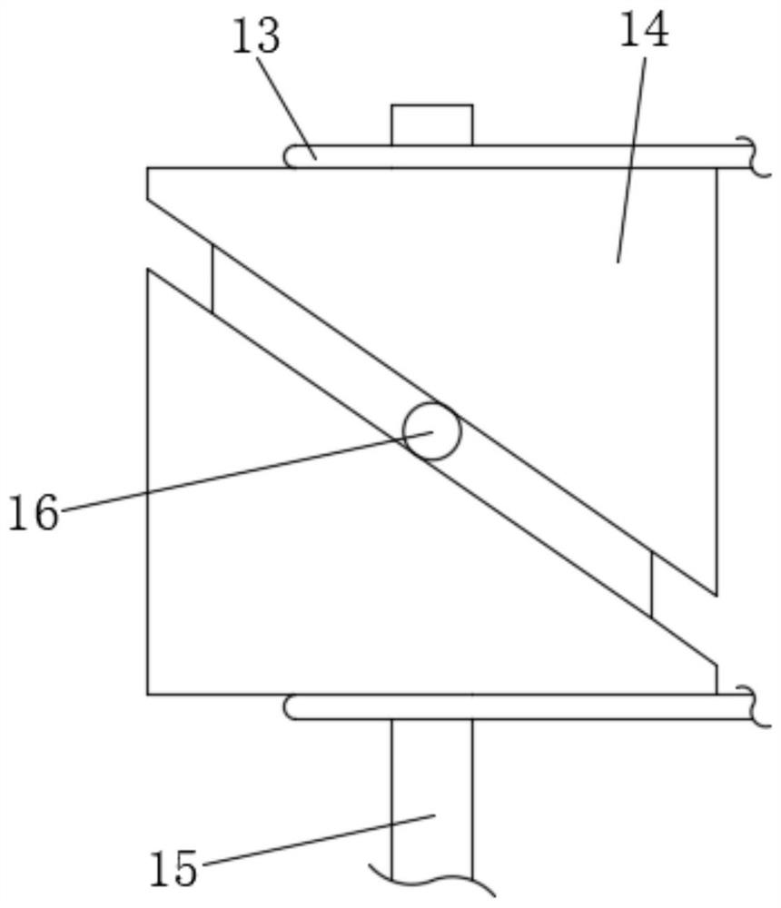 Turnover type LED intelligent down lamp for illumination