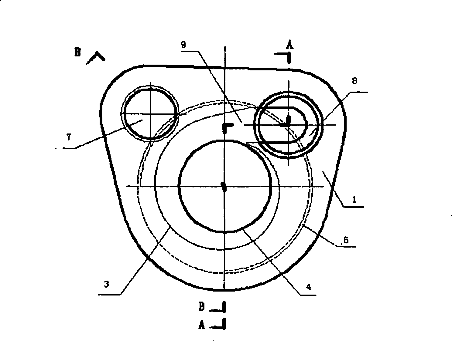 Method for preparing graphitic centrifugal pump spiral casing