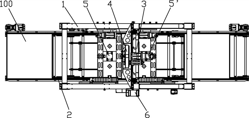 Automatic tow stacking mechanism