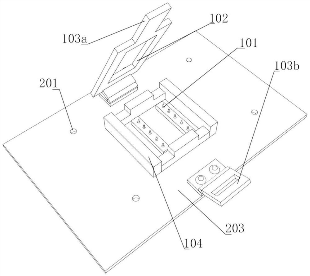 A characteristic testing device of an organic photoelectric sensor