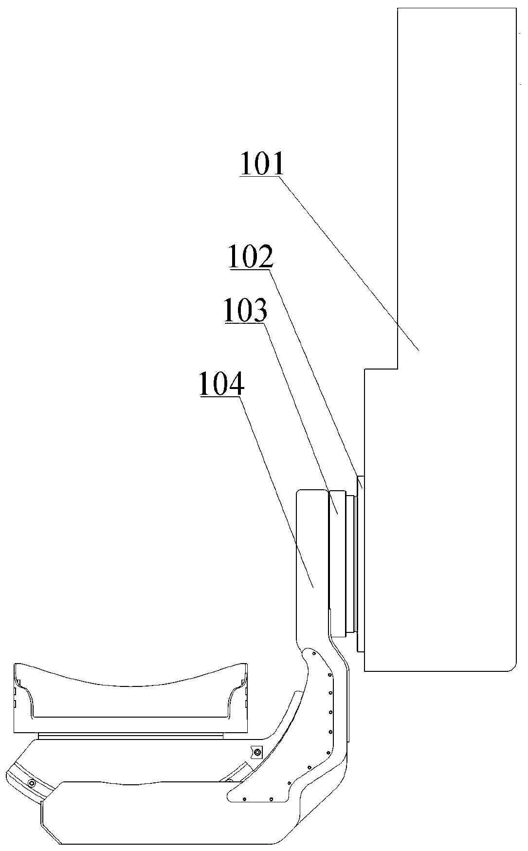 Three-degree-of-freedom ankle joint rehabilitation device