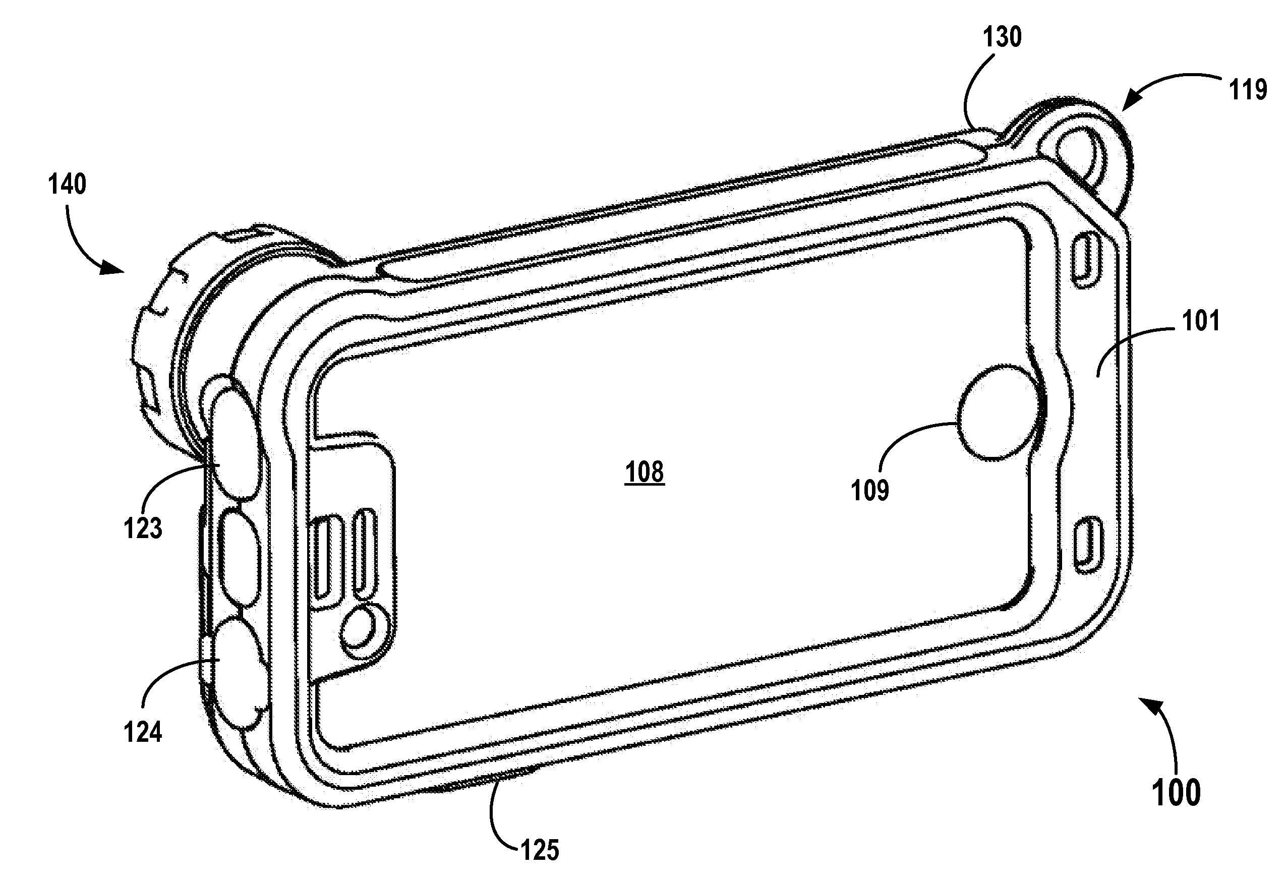 Protective cover for an electronic device