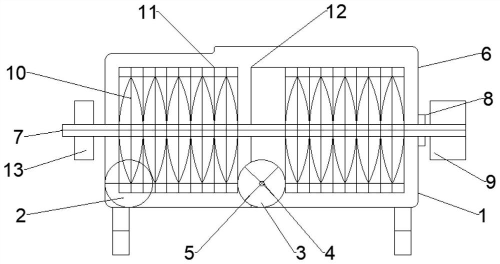 Multi-runner guide vane type middle-opening multi-stage centrifugal pump