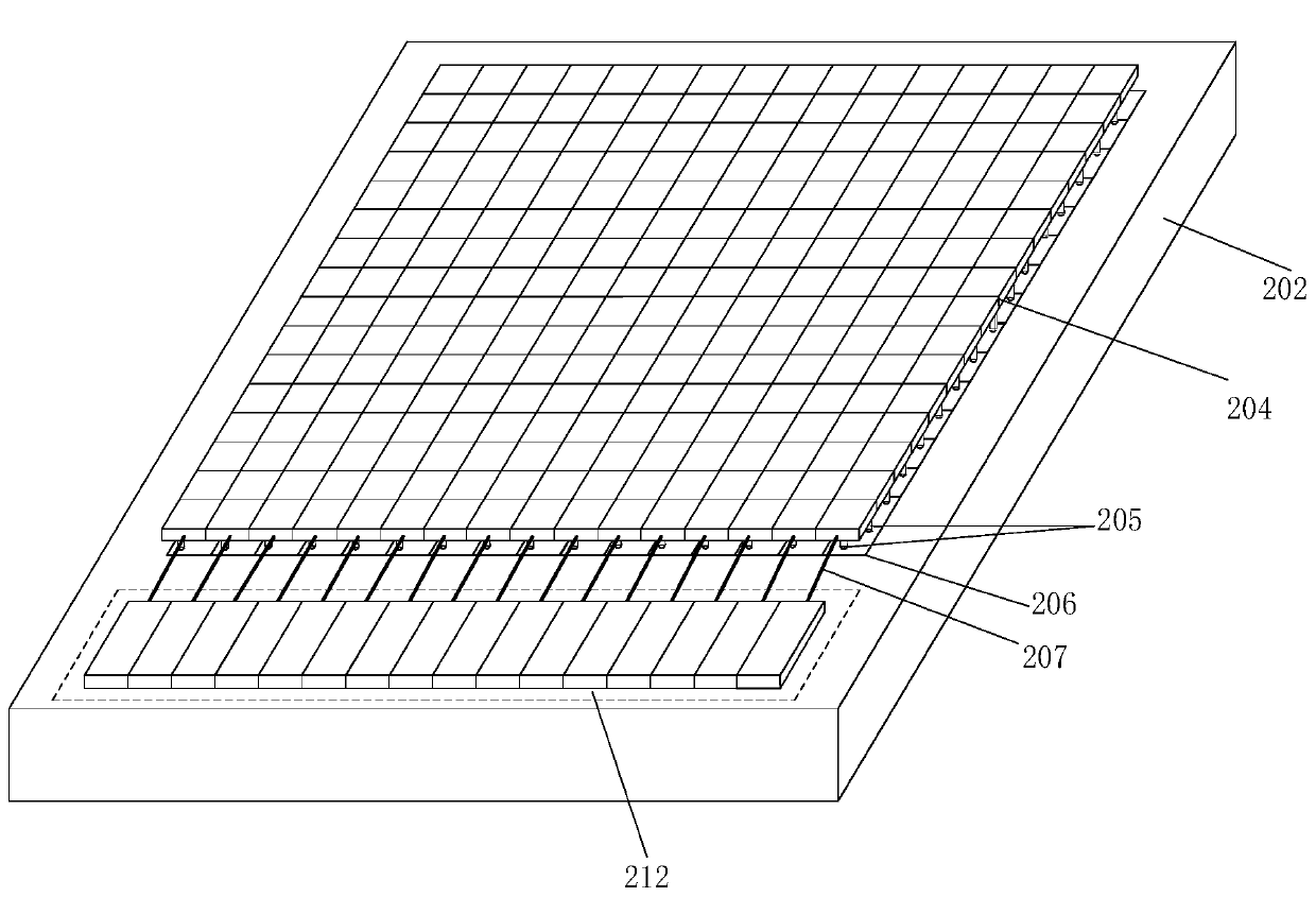 Focal plane chip, pixel unit and array for collecting and processing laser signals
