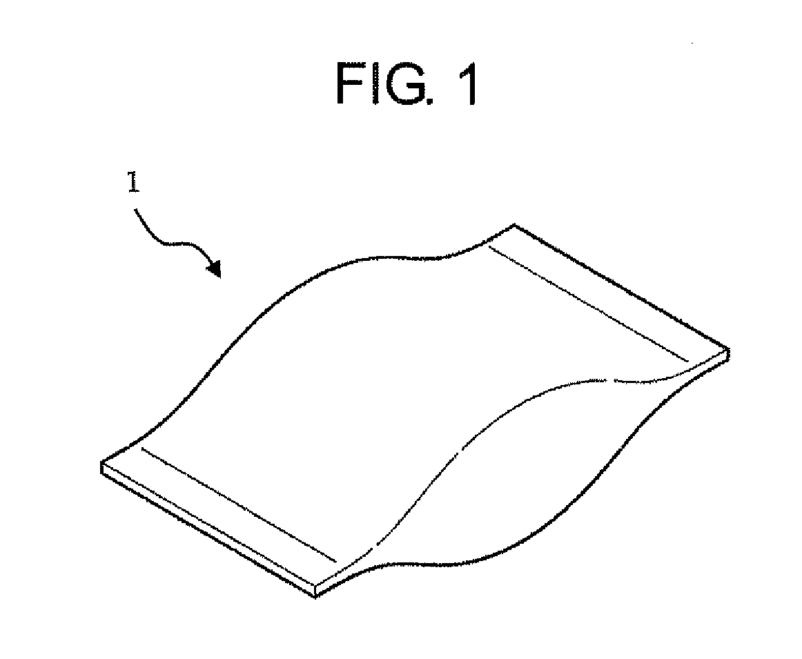 Sealing Bag for Hydrogen Gas, and Method for Dissolving Hydrogen Gas