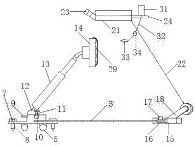 Ornamental tree and shrub efficient centering device capable of preventing damage