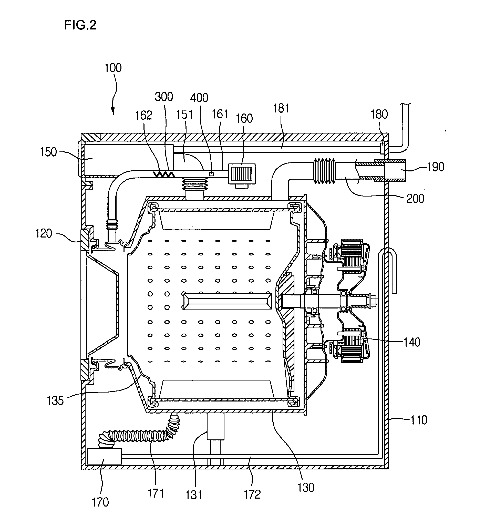 Washing machine combined with dryer and controlling method thereof