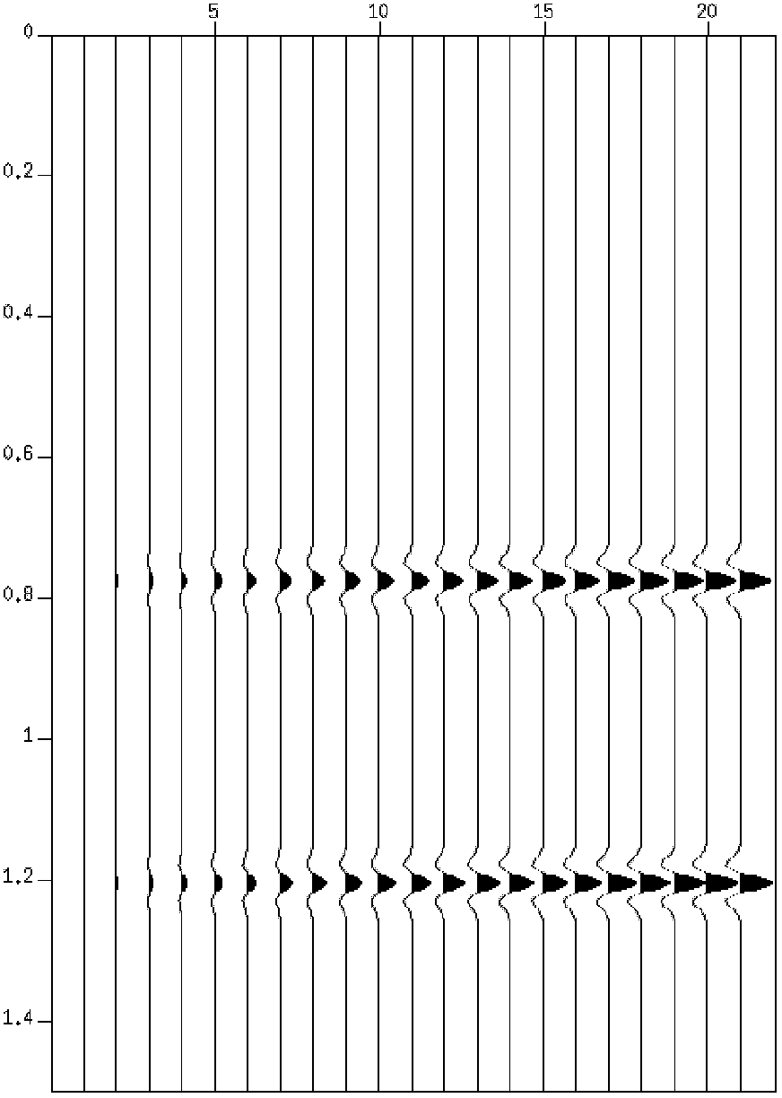 Method of directly extracting longitudinal wave time domain converted wave angle gather