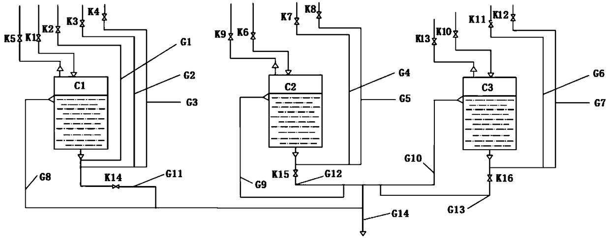 Nuclear power plant radioactive waste gas treatment system water sealing device