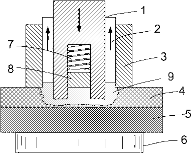 Solid phase spot welding method