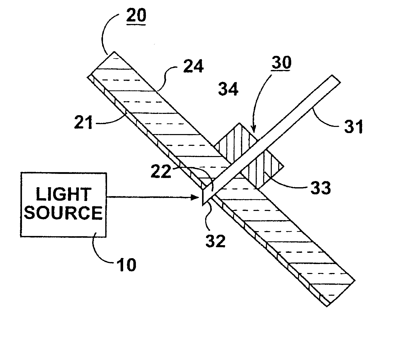 Light sampling devices and projector system including same