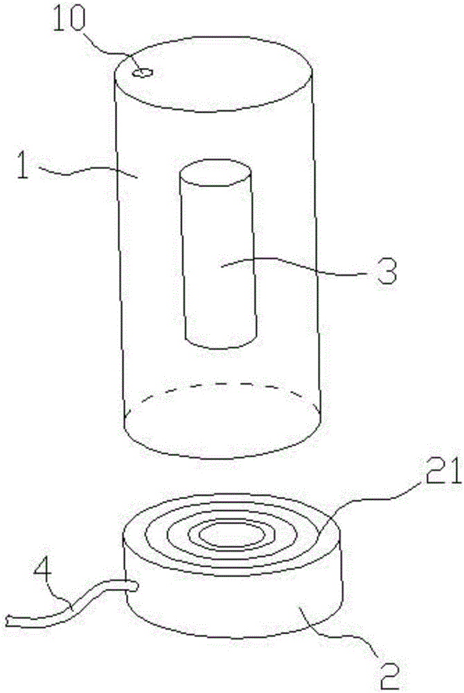 Electric hand warmer based on electromagnetic principle