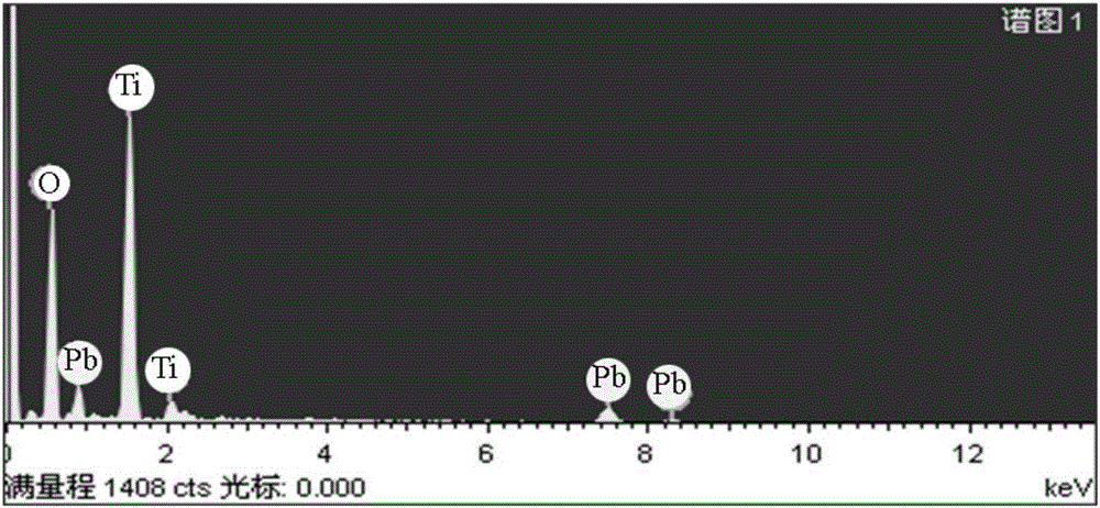 A kind of method for preparing titanium oxide ceramic coating on lead alloy surface