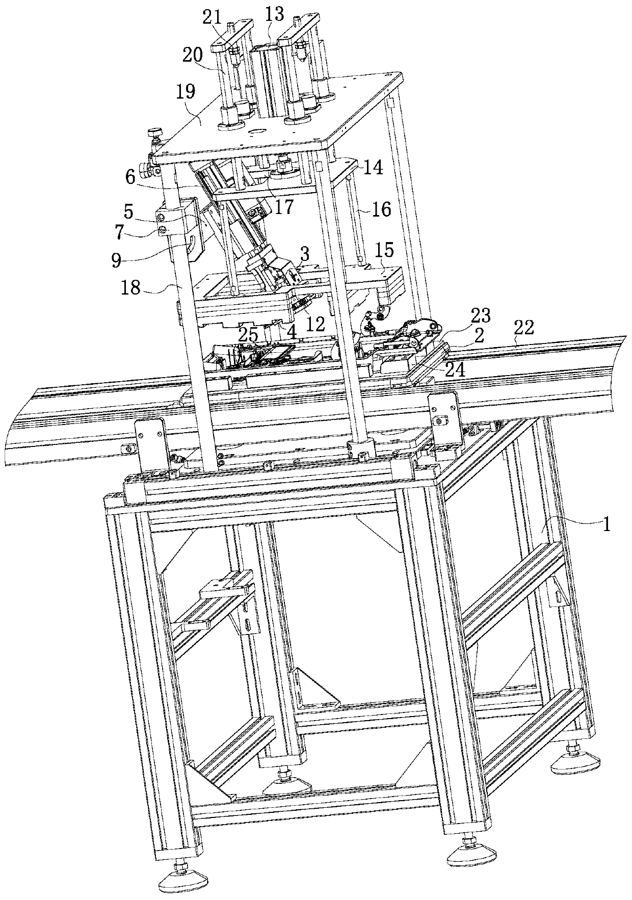 Automobile armrest box buckle rotation detection device