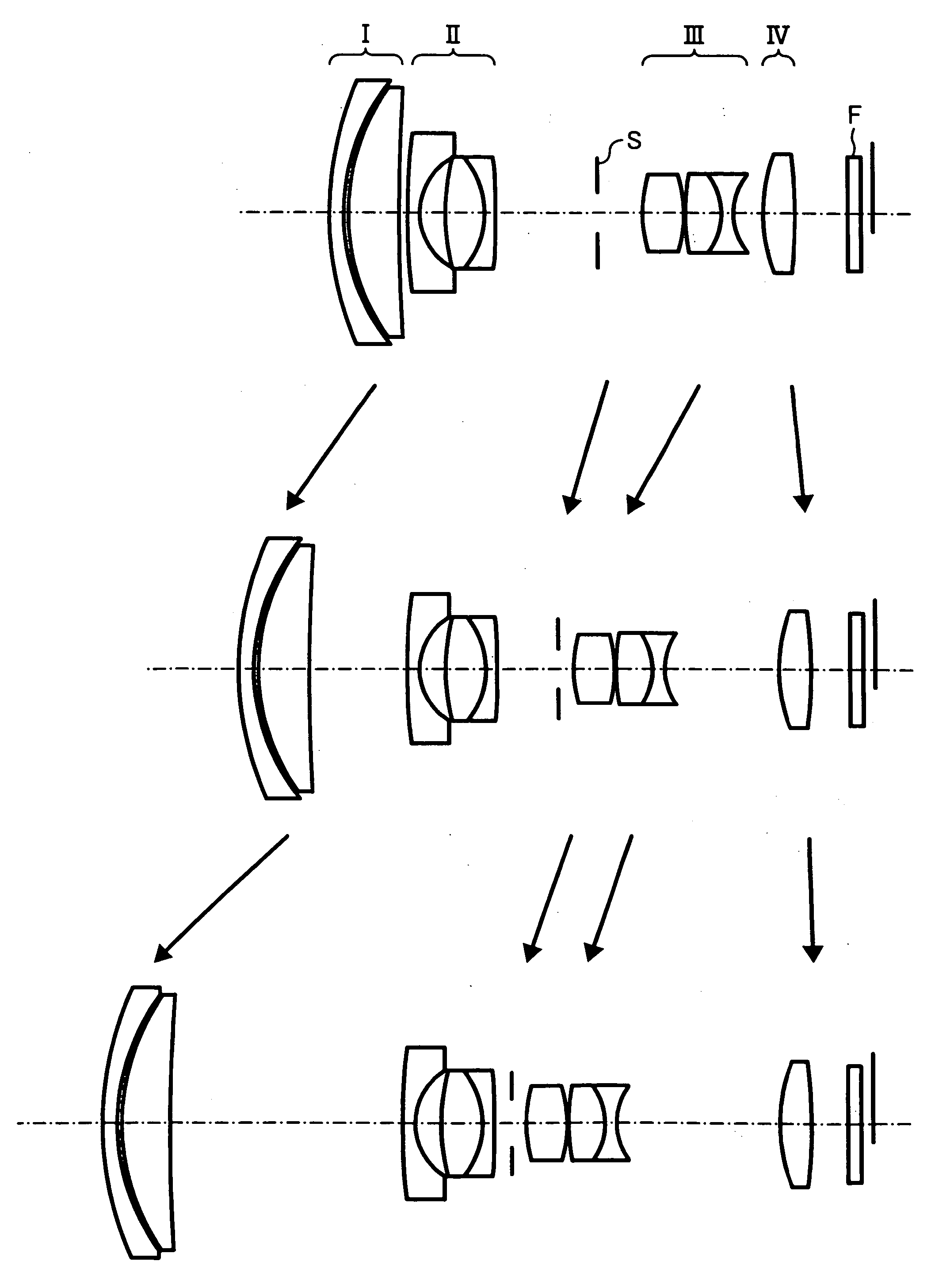 Zoom lens and information device including the same