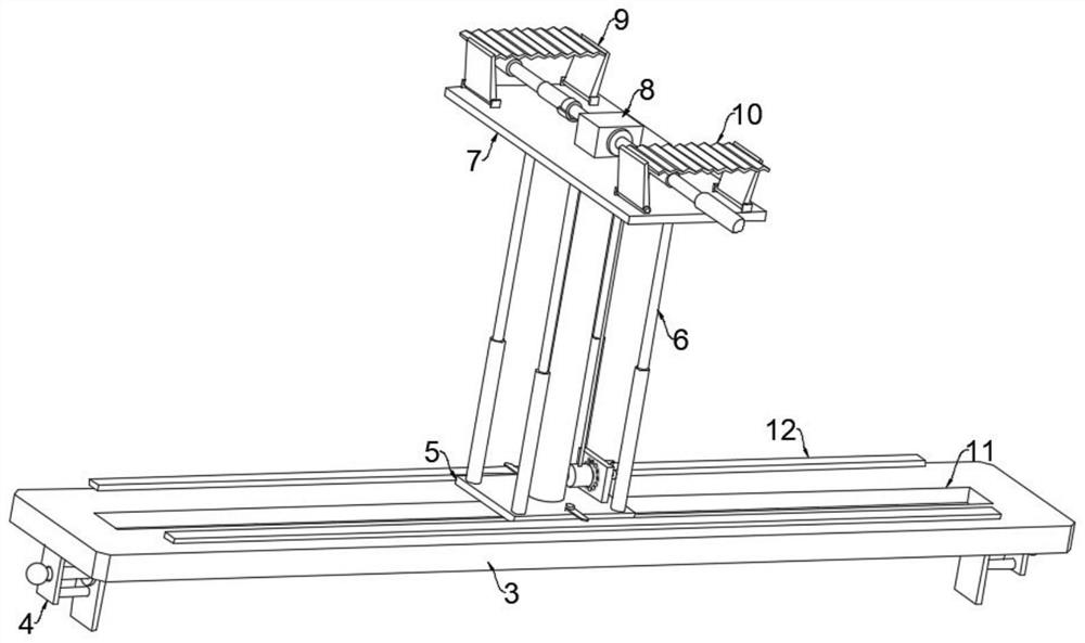 Construction device for connecting plates between tunnel primary support steel arches