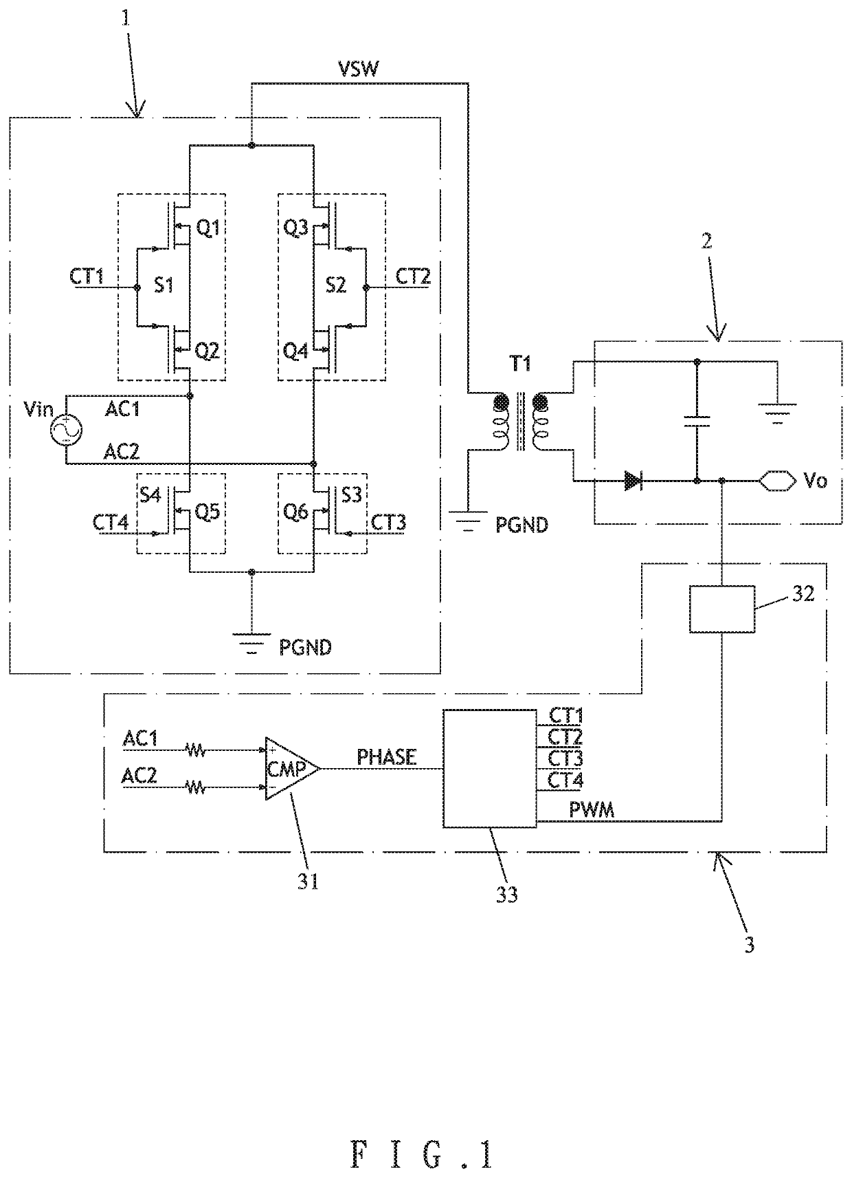 Flyback Power Switch Structure for Bridgeless Rectifier