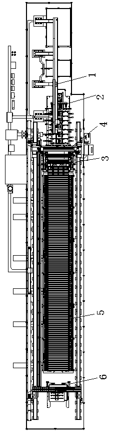 Integrated plate automatic cutting and welding device
