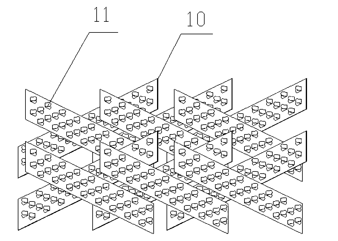 Oxidizing tower in hydrogen peroxide production