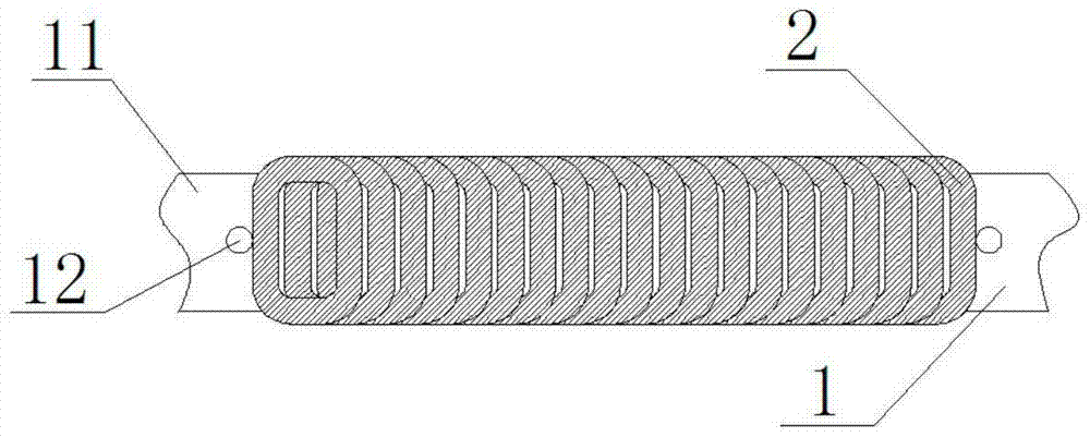 A wire bonding method for the outer surface winding of a slotless stator armature