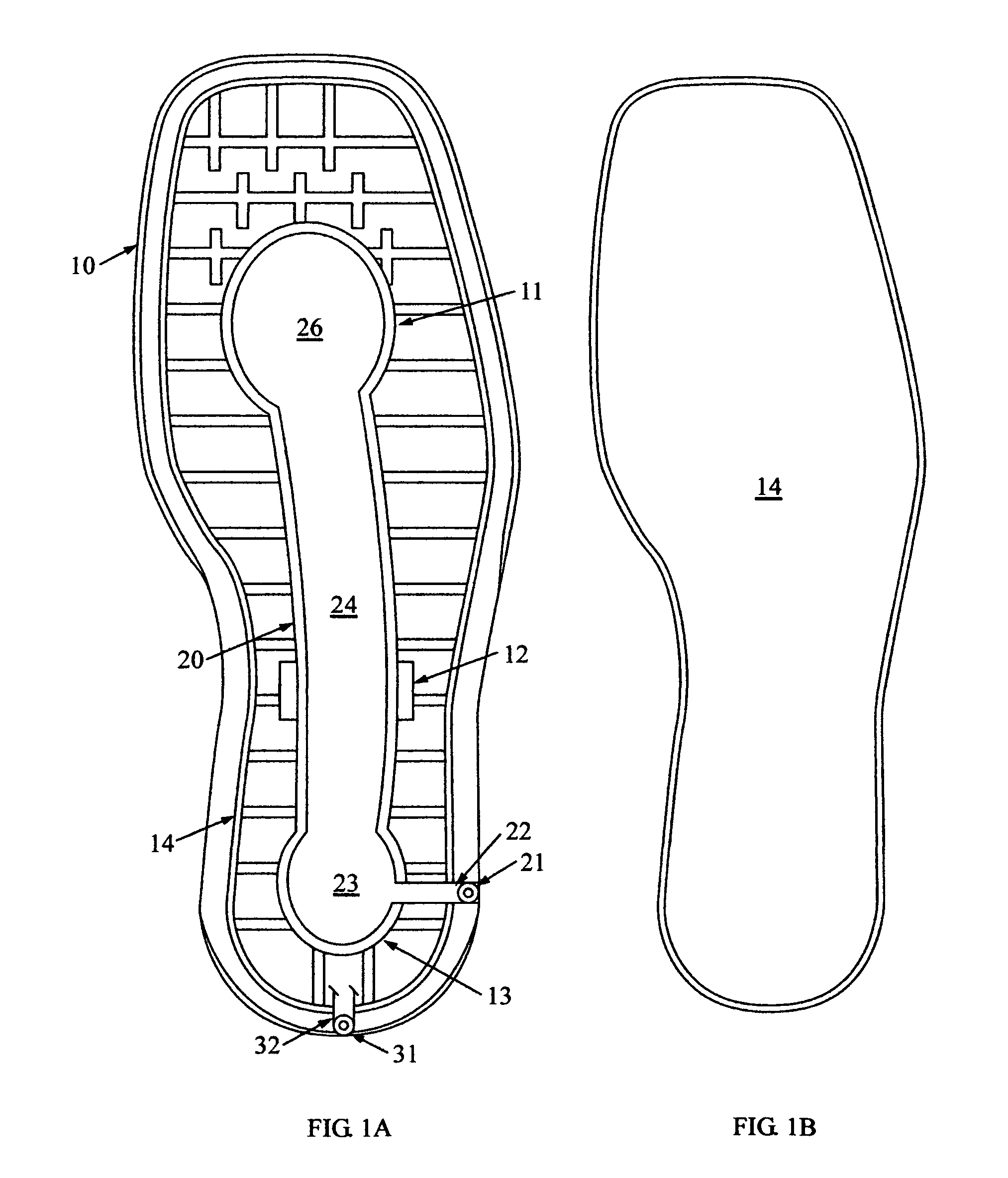 Helium injected footwear with adjustable shoe size upper and adjustable firmness sole