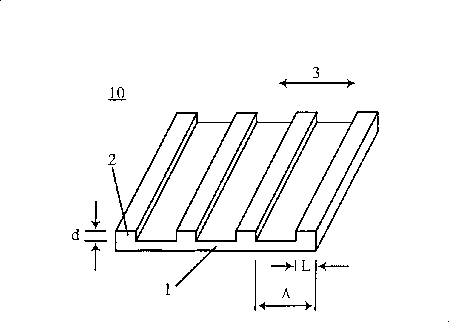 Polarization spectroscopic device and projection display device using the same