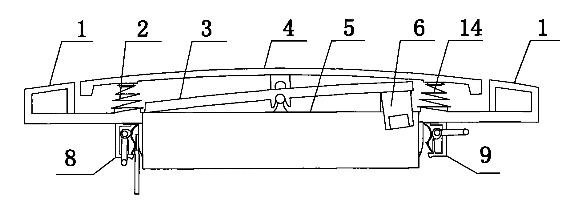 Two-way reset switch of magnetic control reed-type switch core