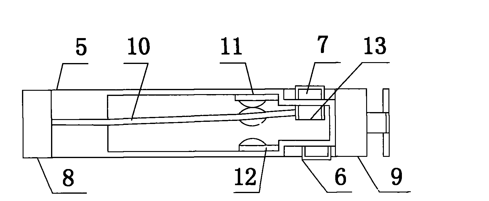 Two-way reset switch of magnetic control reed-type switch core