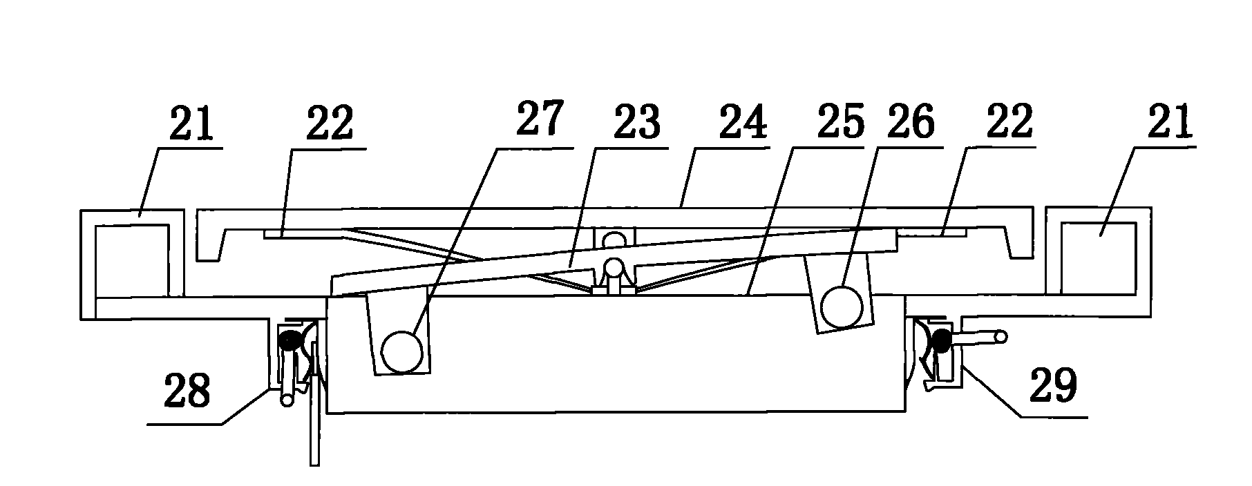 Two-way reset switch of magnetic control reed-type switch core