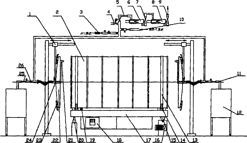 Vacuum-conditioning and loosening feeding device