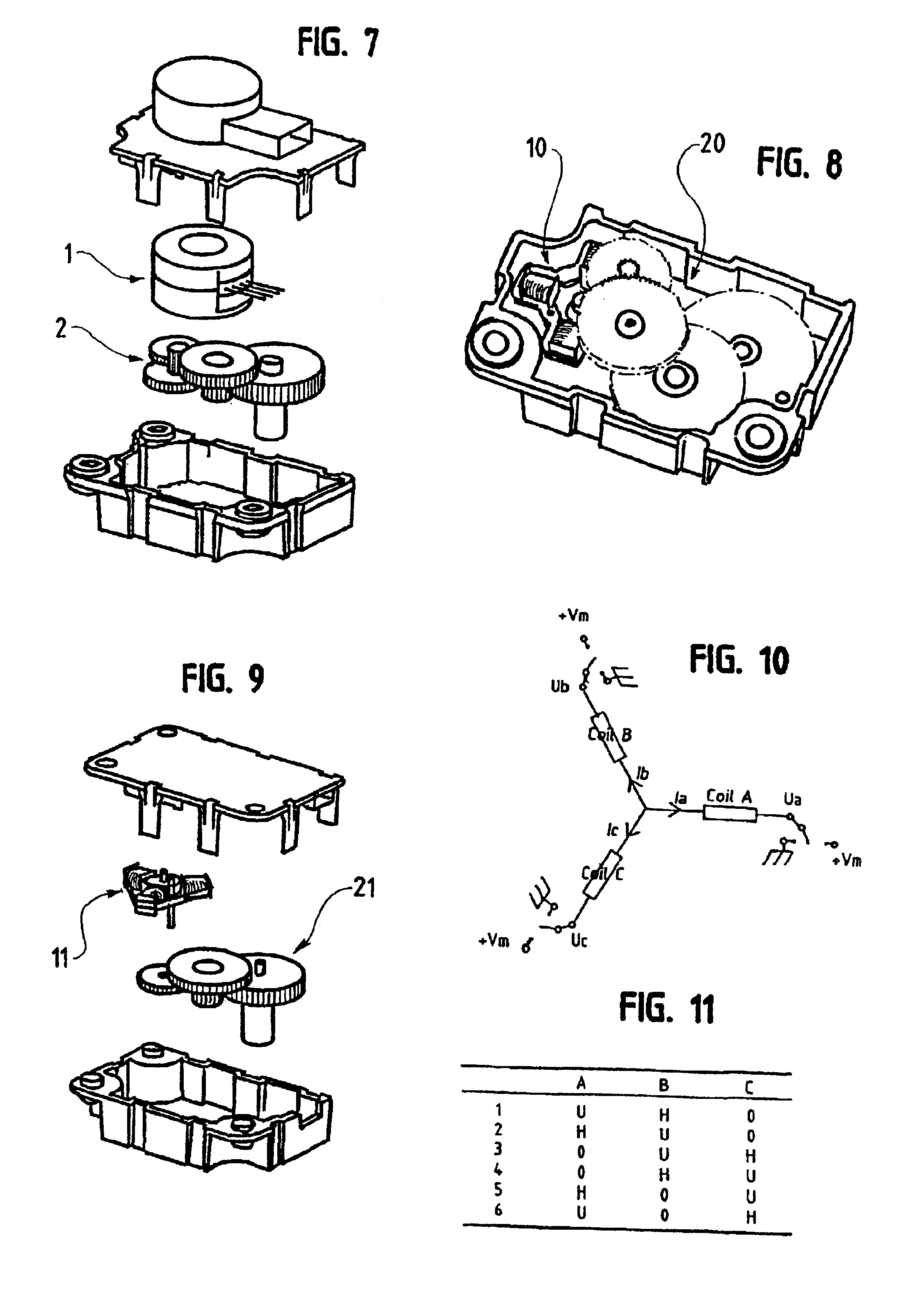 Air conditioning valve actuator for a motor vehicle