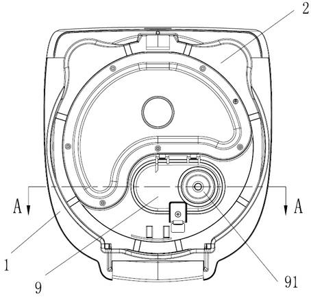 Rice cooker having foam overflow preventing function and its preventing method