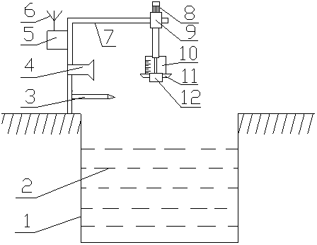 Sewage bacterial sludge remote-sampling monitoring device