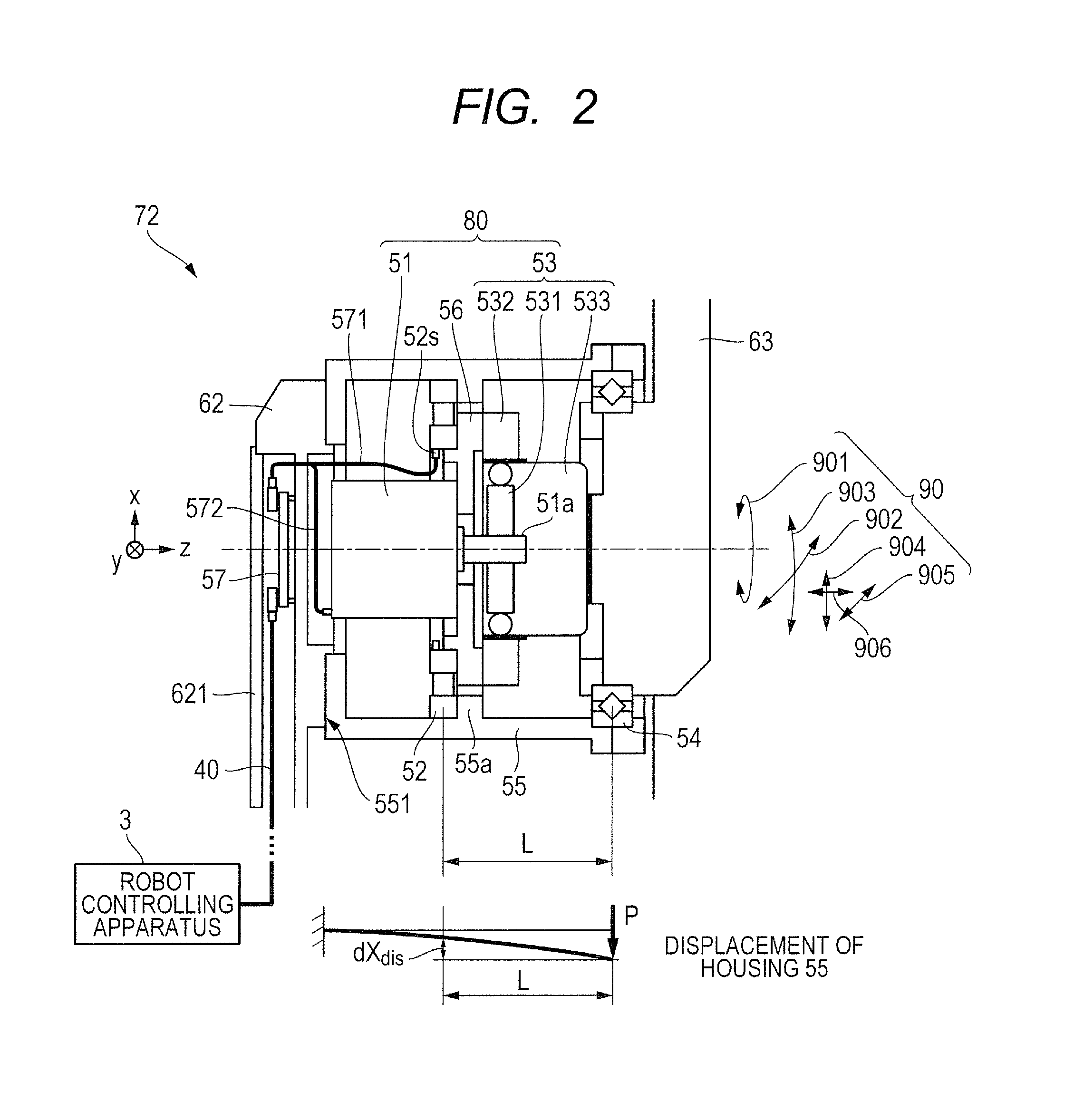 Joint driving apparatus and robot apparatus