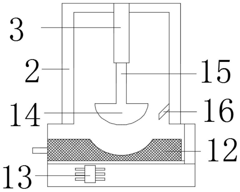 Aged folium artemisiae argyi drying and mashing equipment capable of detecting temperature