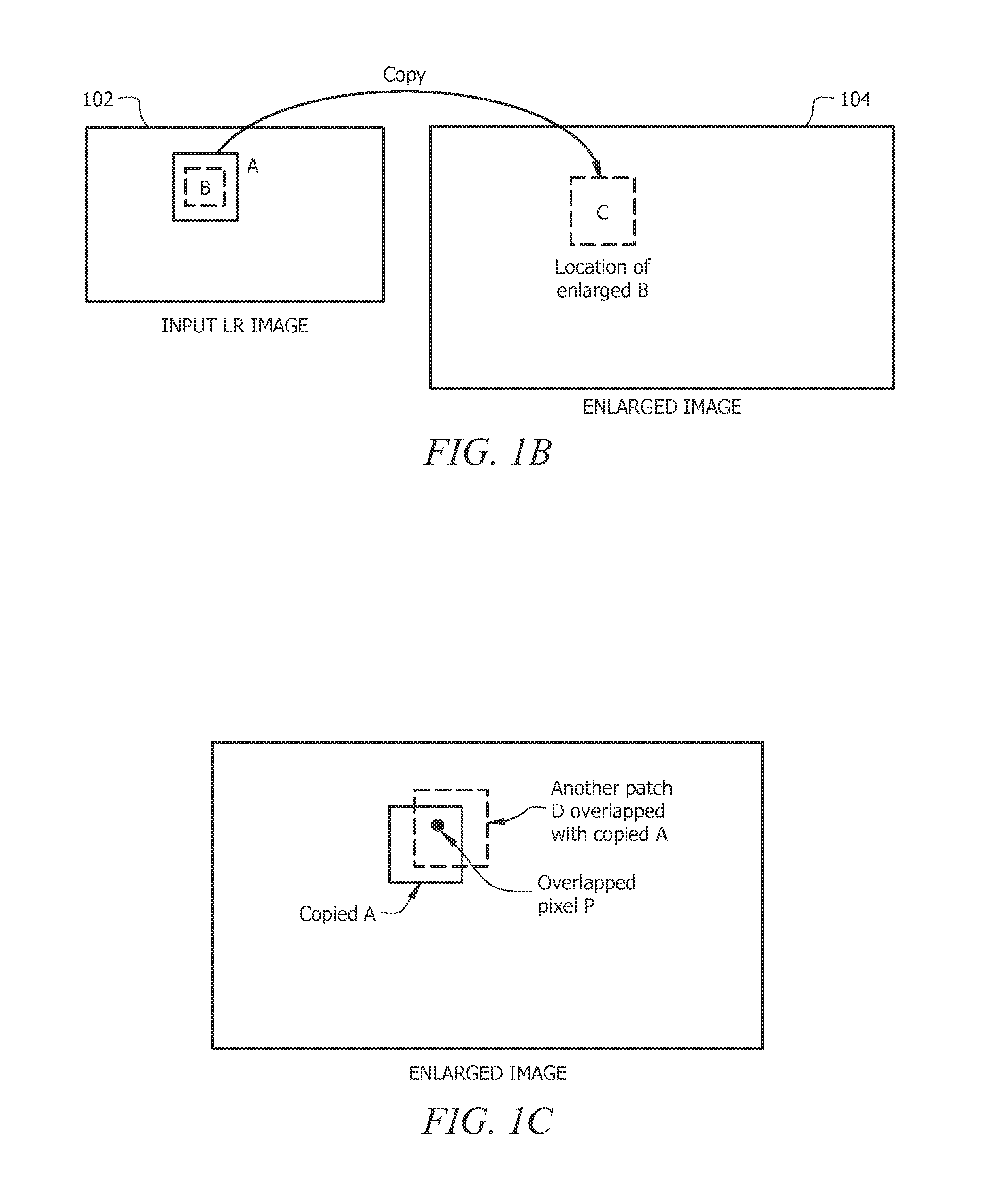 Apparatus, system, and method for multi-patch based super-resolution from an image