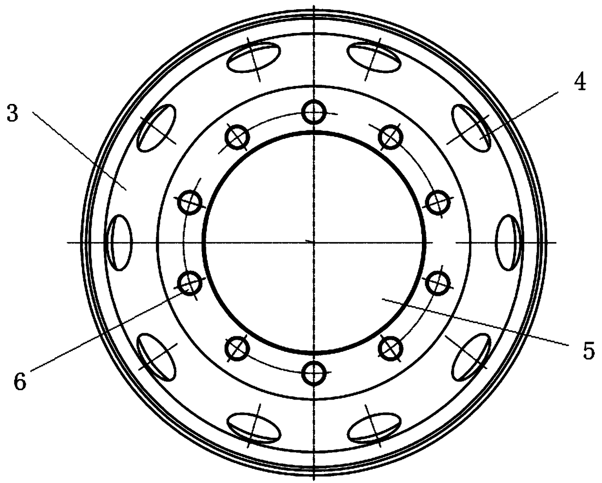 Preparing method for 1000 MPa level heat treatment wheel