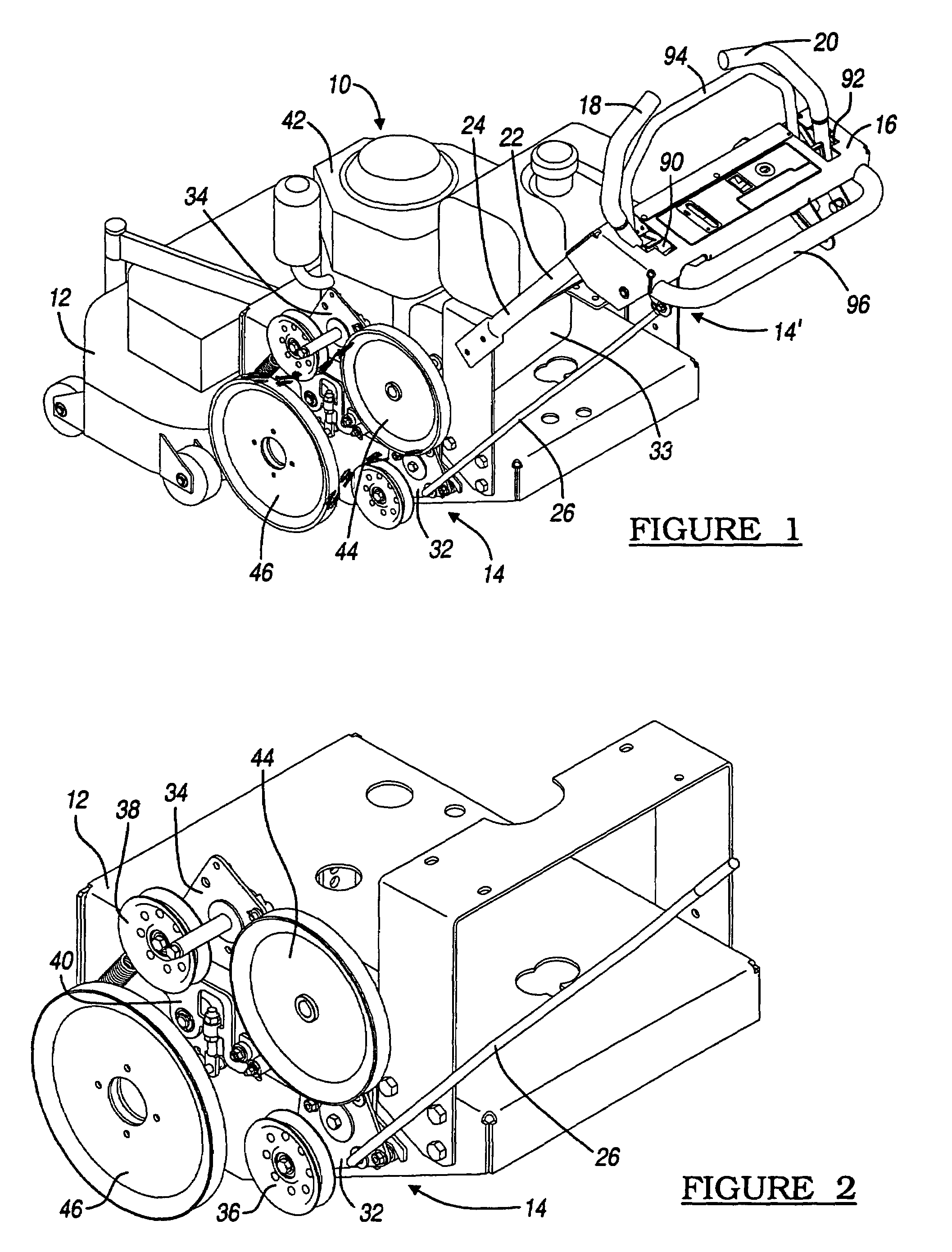 Mower with integrated occupant presence and independent drive and brake lockout