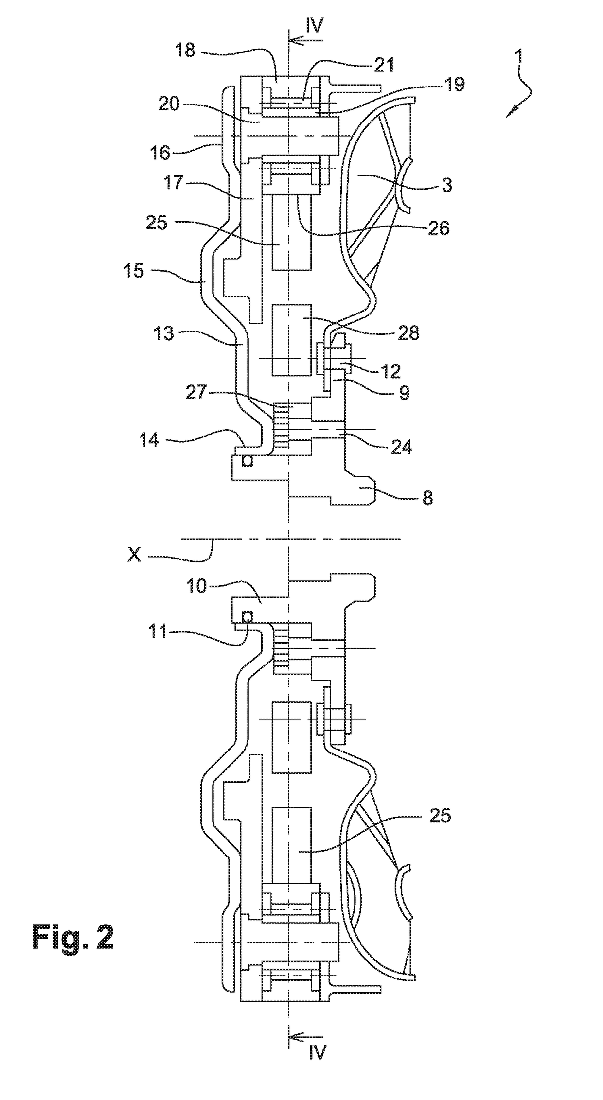 Torque transmission device, more particularly for a motor vehicle