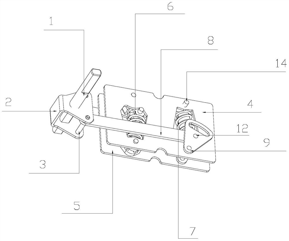 Energy storage spring operating mechanism of low-voltage isolation dual-power change-over switch